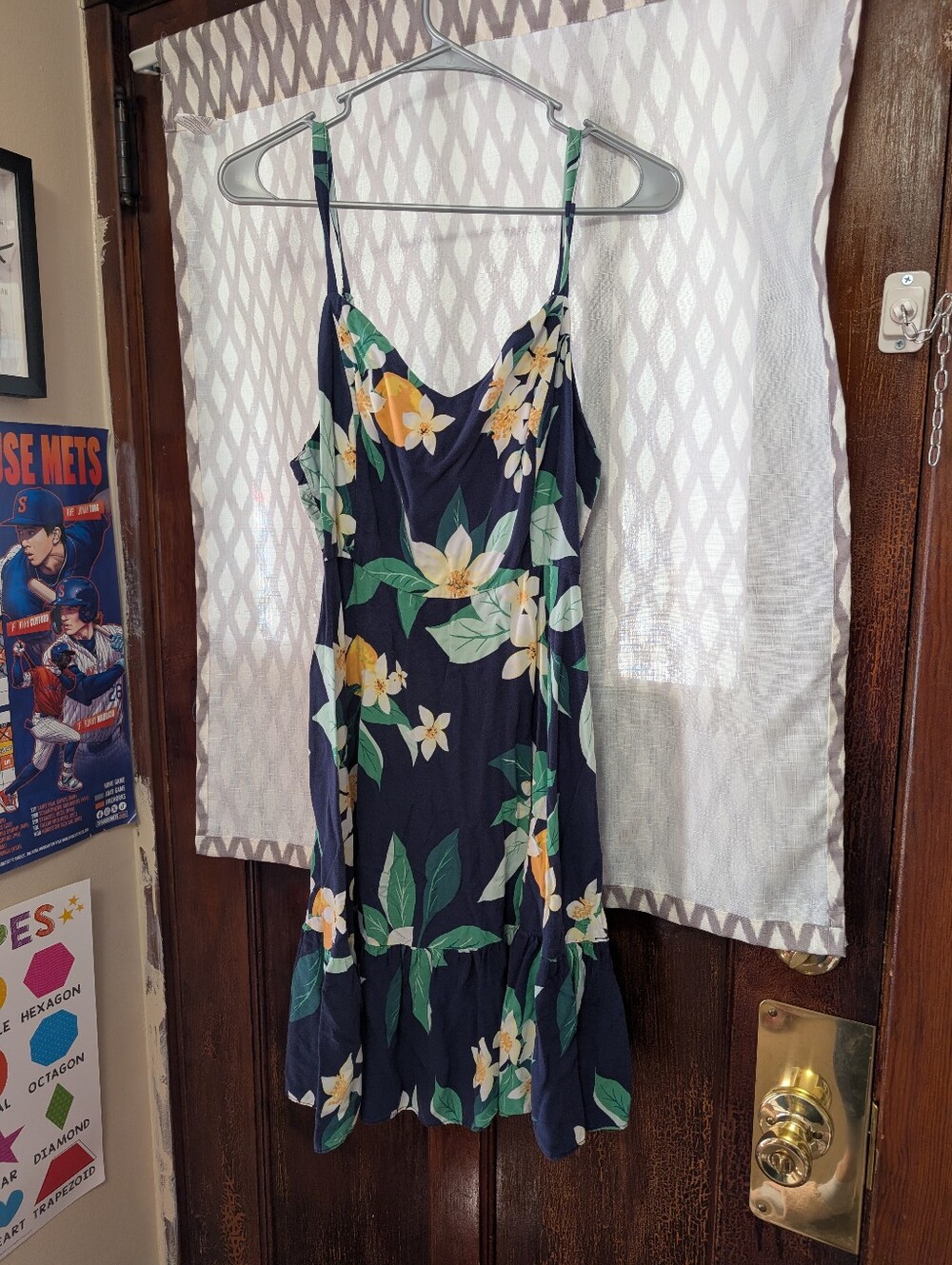 Women’s Navy Floral Slip Dress